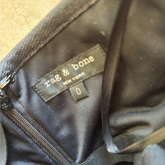 Gorgeous Rag’n’Bone strapless denim dress with suede sides, and pockets - Picture 3 of 9